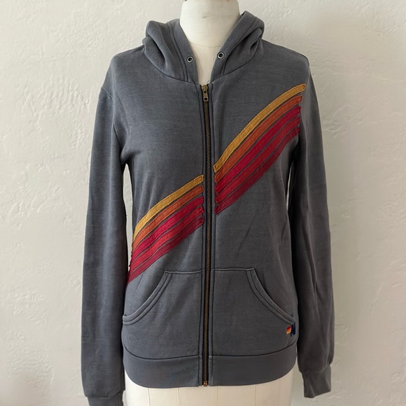 Aviator Nation Tops - Aviator Nation 5 Stripe Hoodie